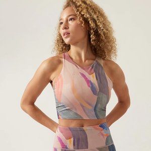 NWT Athleta Printed Crop A-C